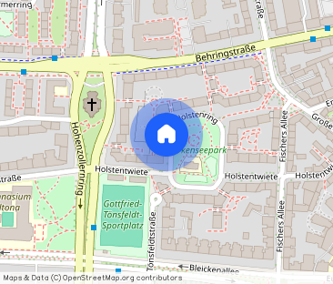 Möblierte Wohnung mit Balkon und Tiefgaragenstellplatz in Hamburg-O... - Photo 1