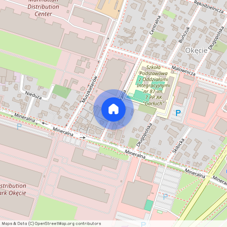 ul. Centralna, Okęcie, Włochy, Warszawa, mazowieckie