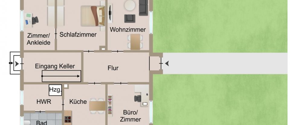 Moderne Erdgeschosswohnung in idyllischer Waldrandlage - Ruhe und Komfort vereint! - Foto 1