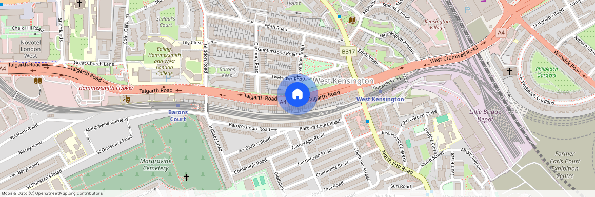 Talgarth Road, W14, London