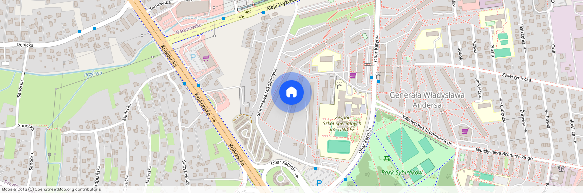 ul. Stanisława Mikołajczyka, Gen. Władysława Andersa, Rzeszów, podkarpackie