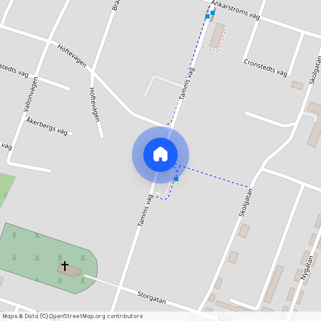 Tamms Väg, Söderfors