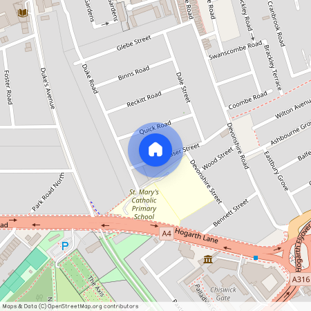 Fraser Street, W4 2DA, London