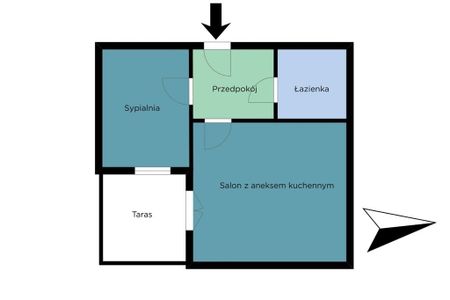 Mieszkanie na wynajem Łódź Śródmieście 47.32 m² - Zdjęcie 3