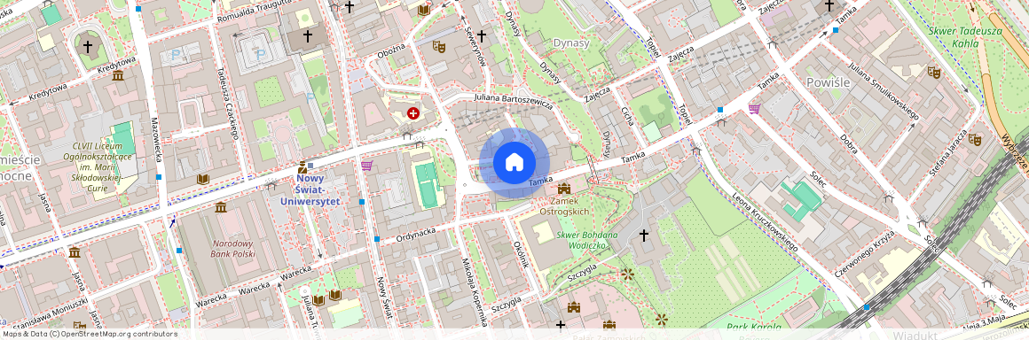 ul. Tamka, Śródmieście Północne, Śródmieście, Warszawa, mazowieckie