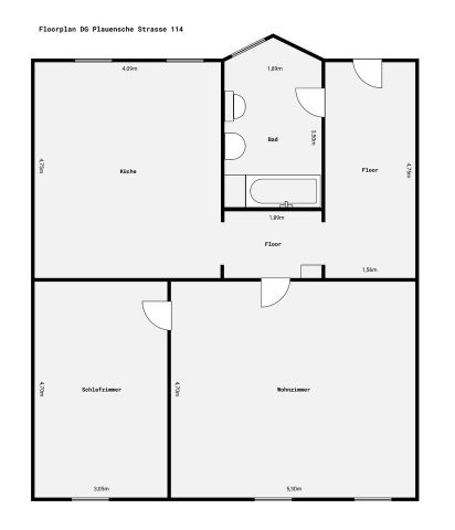 2 Zimmerwohnung mit NEUER Küche, Wohnung Mieten Gera,Mietergarten - Foto 3