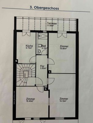 3 Zimmer, 74 m², 3. Stock - Photo 1