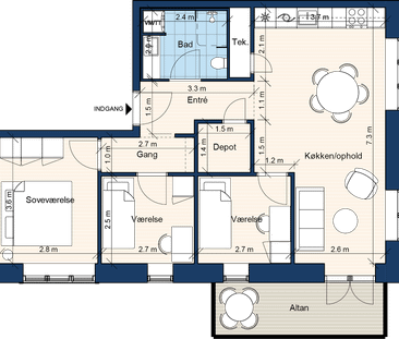 Frederiksbro Torv 10, 2. mf. - Photo 3