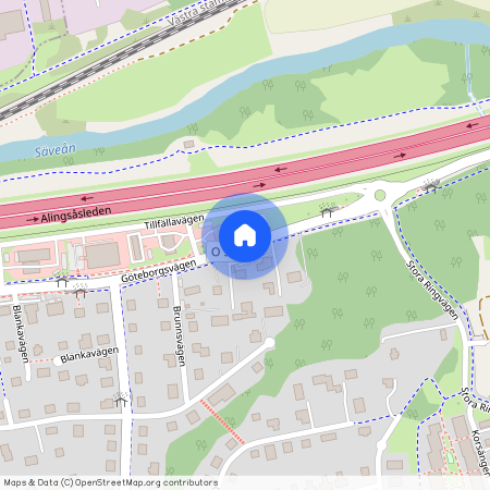 Göteborgsvägen, Sävedalen