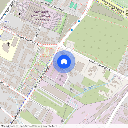 ul. Romana Dmowskiego, Górczyn, Grunwald, Poznań, wielkopolskie