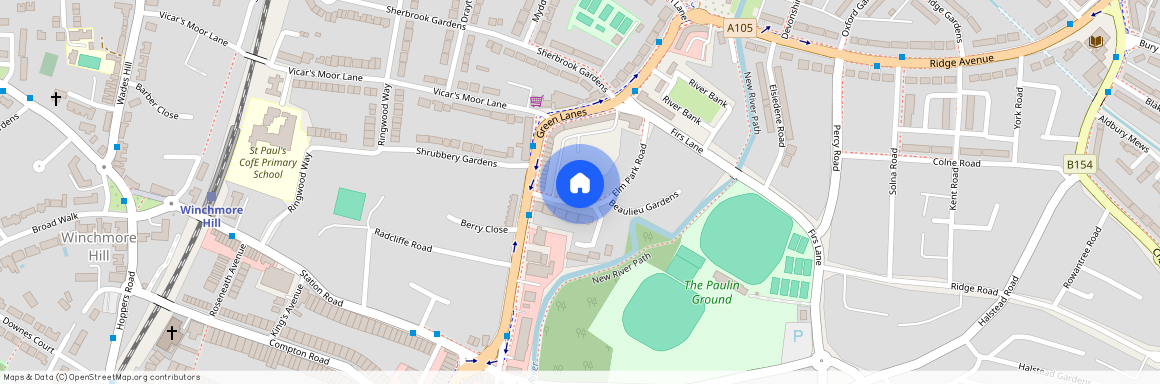 Elm Park Road, Winchmore Hill, London, N21