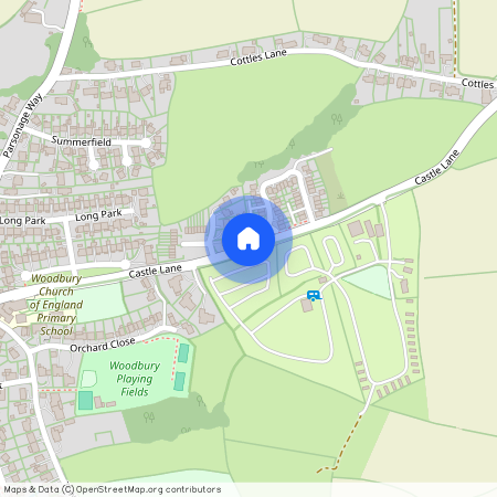 Castle Lane, Woodbury