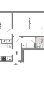 Bandhagen - 2rok - 3mån - 12.650kr/mån - Foto 4