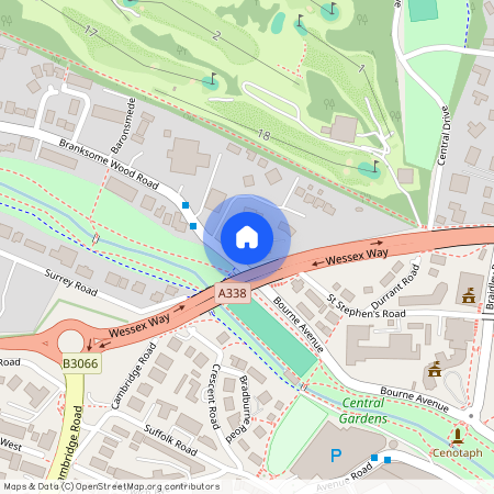 Branksome Wood Road, Town Centre