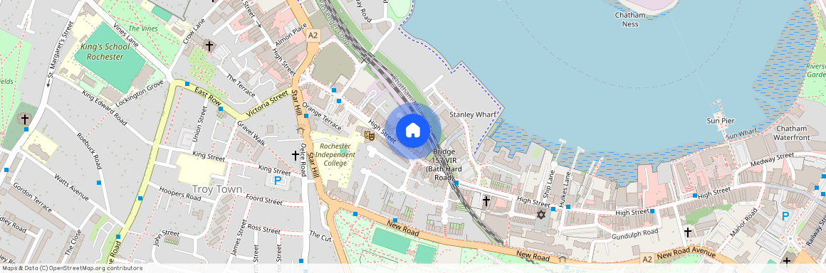 Flat 6 Surjit Court 261 High Street Rochester Kent Me1 1HR