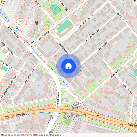 ul. Darłowska, Grochów, Praga-Południe, Warszawa, mazowieckie
