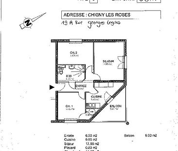 Location appartement T3 66.90m² à Chigny-les-roses (51500) Loyer CC * : 563.58 € Réf : ER.24390 - Photo 1