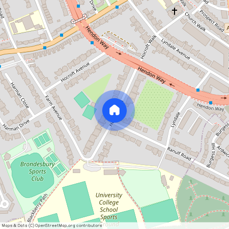 Hocroft Road, The Hocrofts, NW2, London