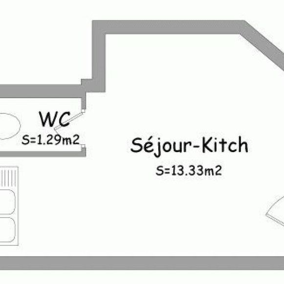 Location Appartement 3 Pièces 35 m² - Photo 1