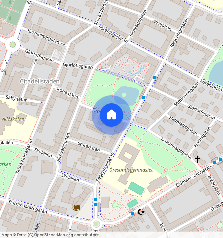 Landskrona, Skåne, Gröna gång 20