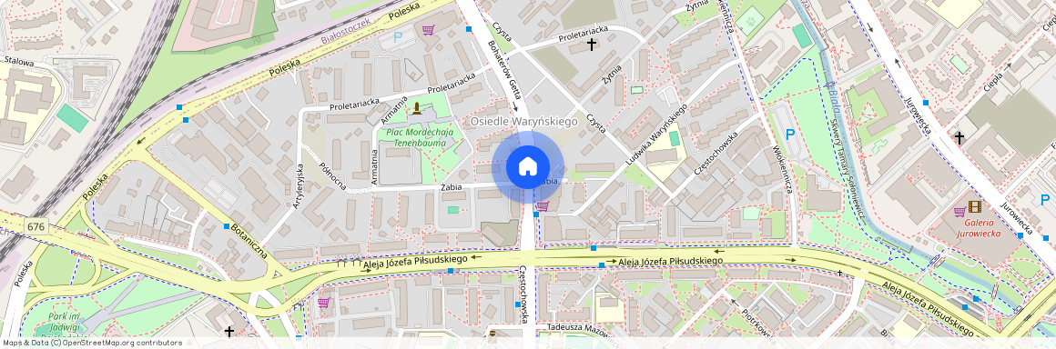 ul. Częstochowska, Centrum, Białystok, podlaskie