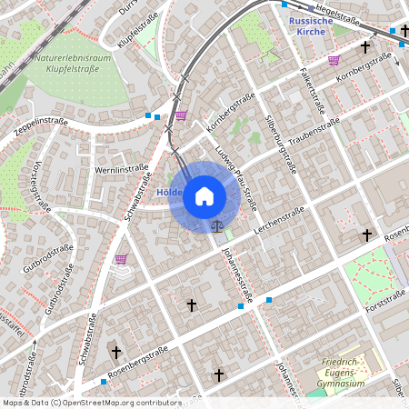 Johannesstraße 92, 70176 Stuttgart - Stuttgart-West