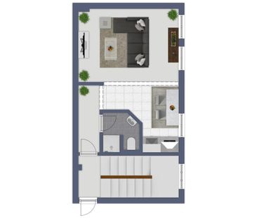 Kleine Single-Wohnung im san. Altbau ***Laminat***Dusche***offene K... - Foto 6