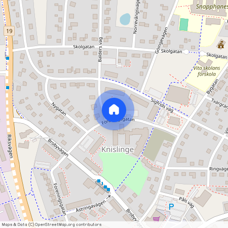 Knislinge, Skåne, Östra Göinge, Föreningsgatan 37