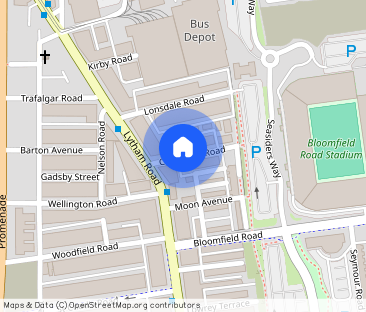 2 Bedroom Flat for Rent in Clarendon Road, Blackpool, FY1 - Photo 1