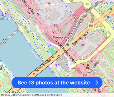 1 Zimmer mit Weitblick - 35. Etage U1 Donauinsel - DC2 Tower: SKY R... - Photo 1