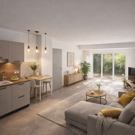 SANS FRAIS D'AGENCE - Logement T2- Neuf - Les Jardins du Petit Mazet- Istres - Photo 2