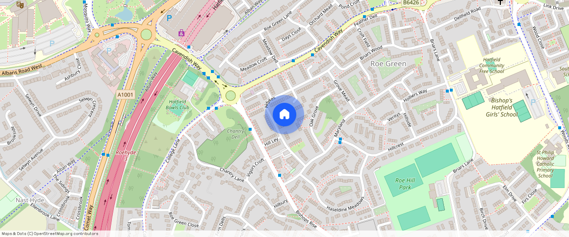 Aldykes, Hatfield, Hertfordshire