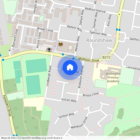 De Vere Close, Surrey, Wallington