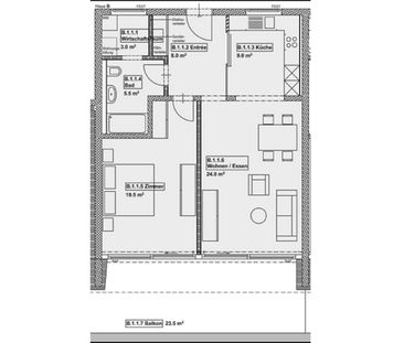 2½ Zimmer-Wohnung in Rotkreuz (ZG), möbliert, auf Zeit - Foto 2
