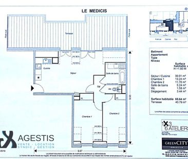 Location Appartement 3 pièces 65m² MONTFERMEIL 93370 - Photo 2