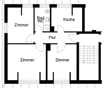 Studenten aufgepasst! WG geeignete Wohnung zu vermieten! - Foto 2