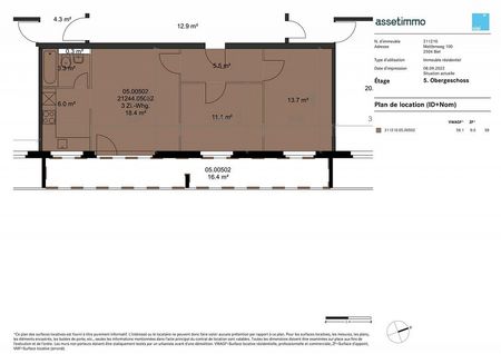 Appartement 3 pièces au 5ème étage - Foto 4
