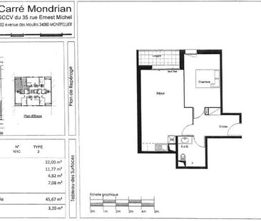 Nouveau Saint-Roch - T2 - 45,65m² - Photo 2