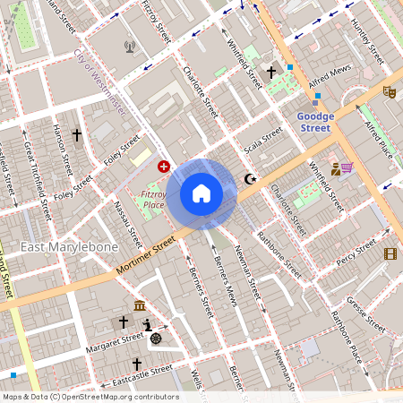 Cleveland Residences, 4-6 Cleveland Street, London W1T