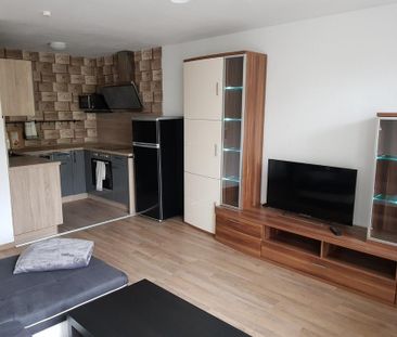 moderne, möblierte 2-Raum-Wohung mit EBK, Nähe Cospudener See - Foto 1
