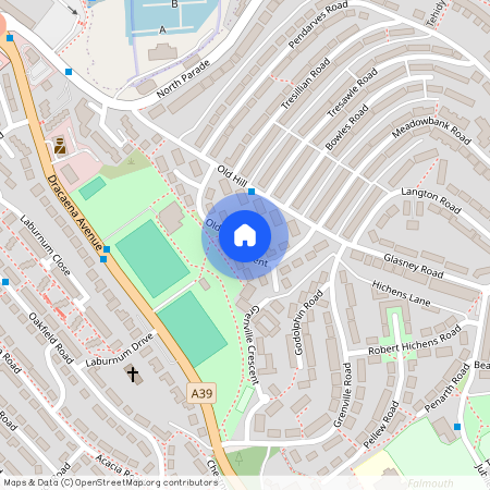 Old Hill Crescent, Falmouth, TR11