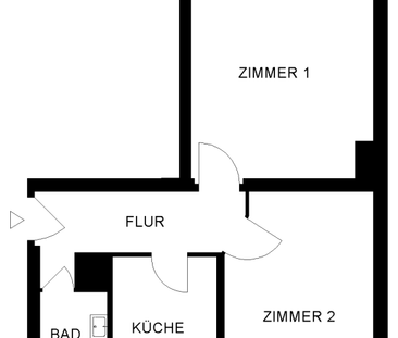 2 Zimmer Wohnung im 4. OG mit Loggia - Photo 4