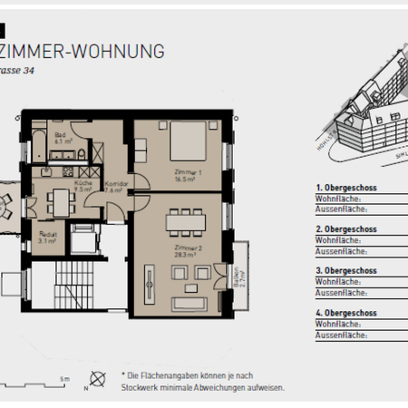 2.5-Zimmer-Wohnung im Hardschloss - Photo 3