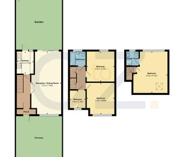 4 bedroom terraced house to rent - Photo 2