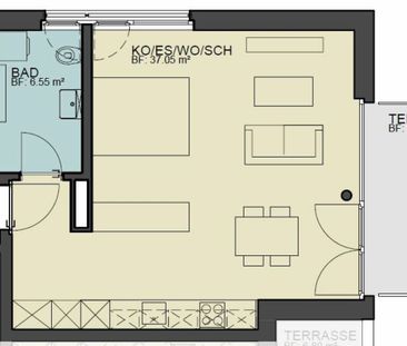 1.5 Zimmer, 2. Stock - Photo 5