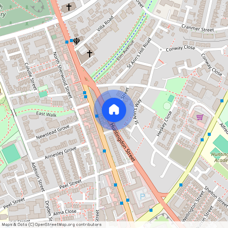33 Huntingdon Street, Nottingham, Ng1 3jh, New