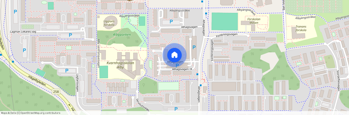 Alhagsvägen 54, Alby