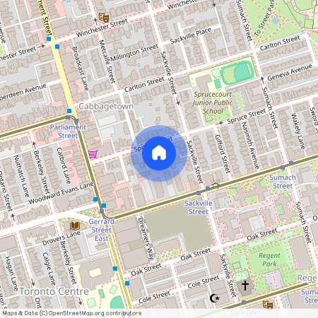 41 Spruce Street, 2, Toronto, ON M5A 2H8