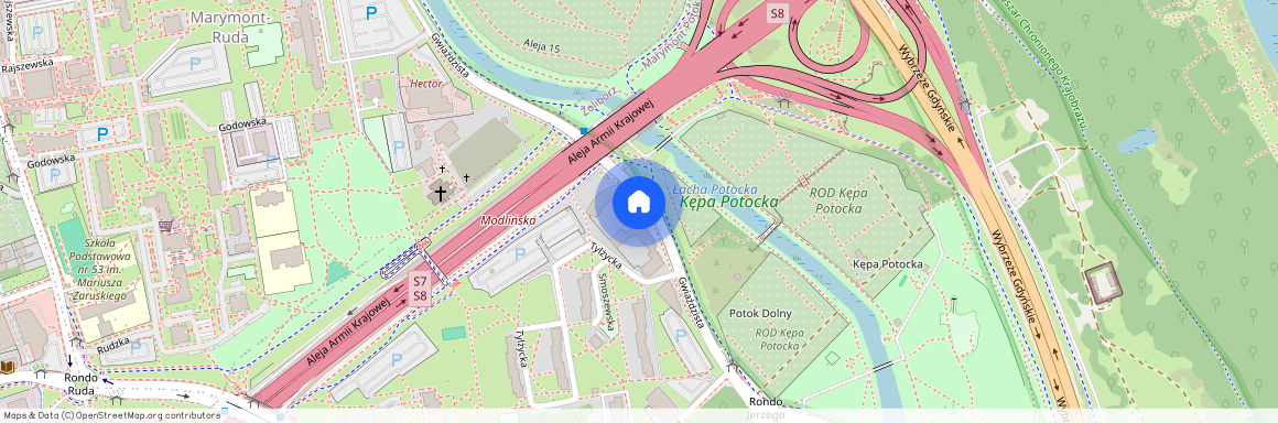 ul. Gwiaździsta, Marymont-Potok, Żoliborz, Warszawa, mazowieckie