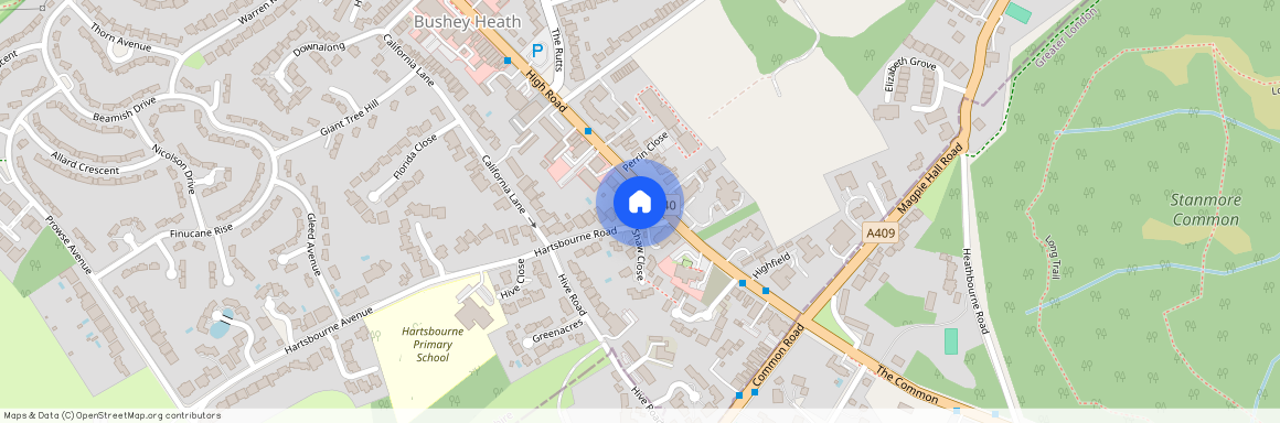 High Road, WD23, Bushey, Bushey Heath, WD23